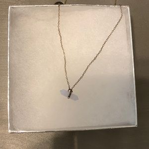 Necklace with crystal pendant